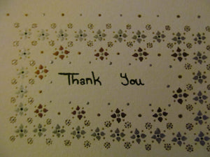 12I: Thank You Note: Copper and Silver: Discount